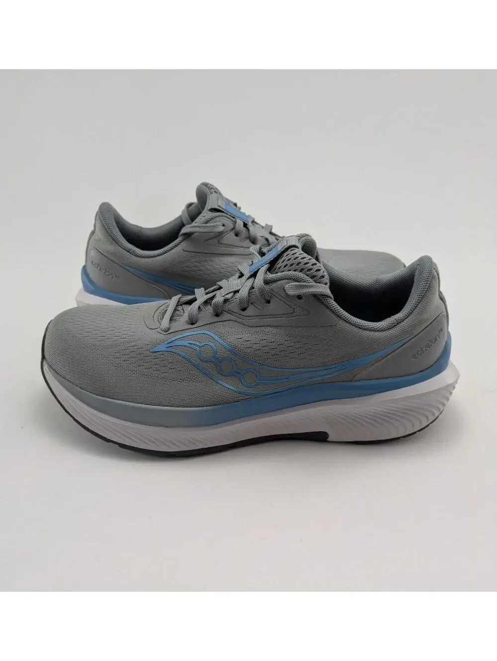 Women Saucony Echelon 10 Flint Breeze Gray Blue Running Shoes S11045-104 Size 10